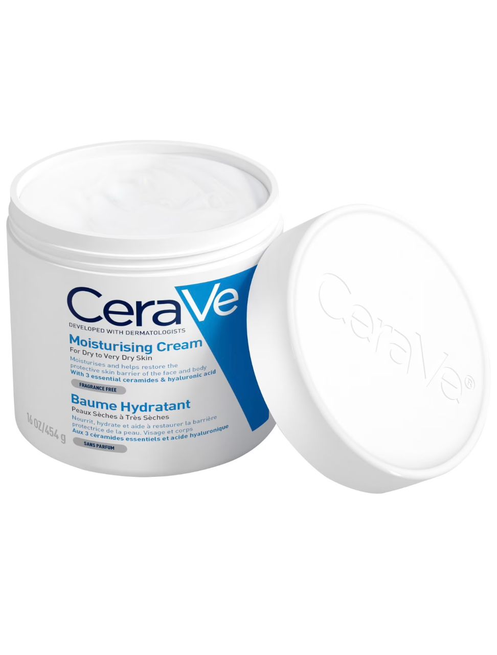Cerave - Hydratant - Peaux Sèches A Très Sèches - Creme Pour Le Corps - 454g – Image 4