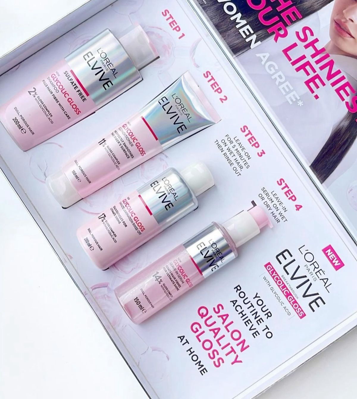 L’Oréal Elseve Glycolic Gloss - Brillance Laminée & Douceur Extrême – Image 3
